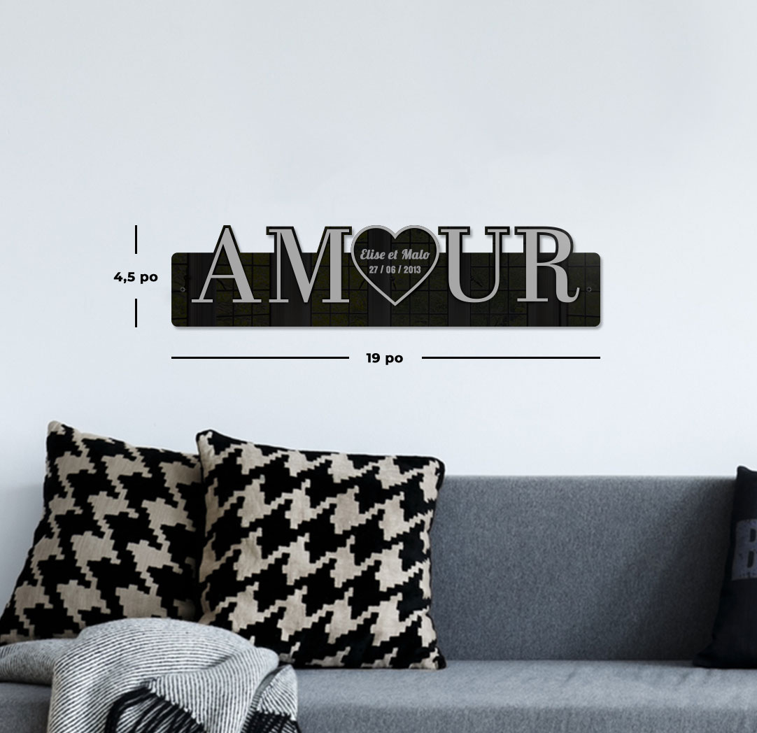 Panneau Amour