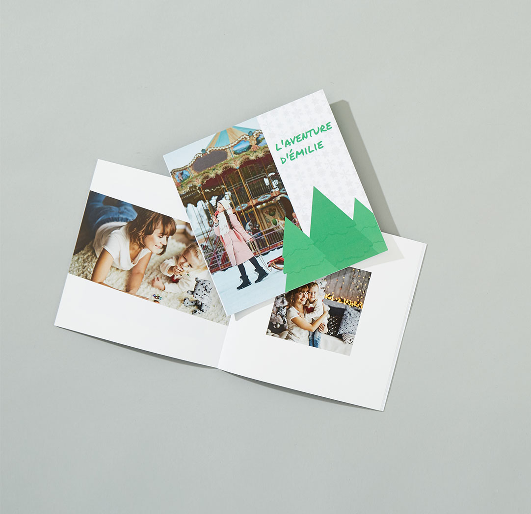 Albums photo à couverture souple personnalisée de 6 x 6 po