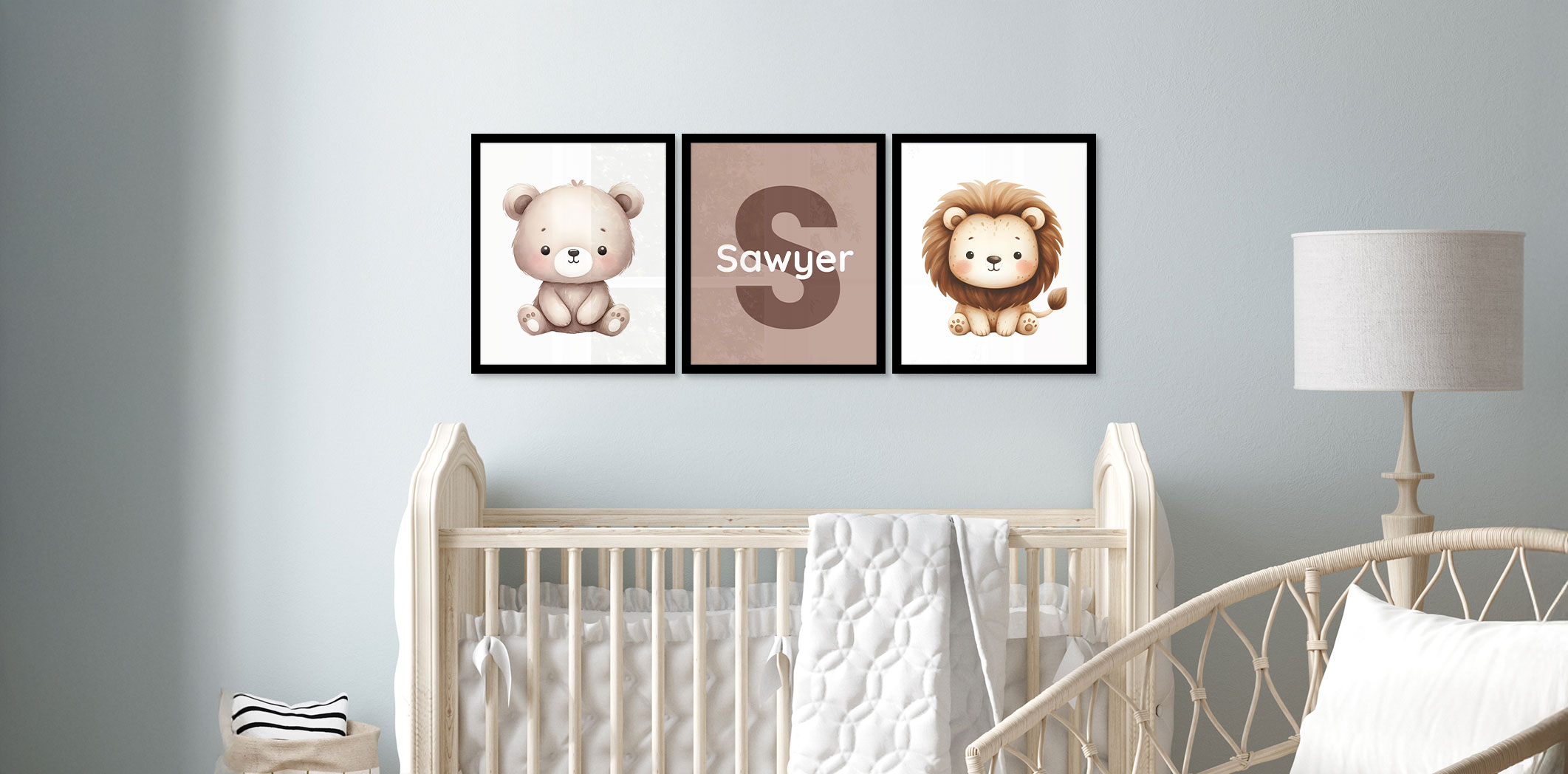 Set of 3 - Themed 16x20 Black Frames