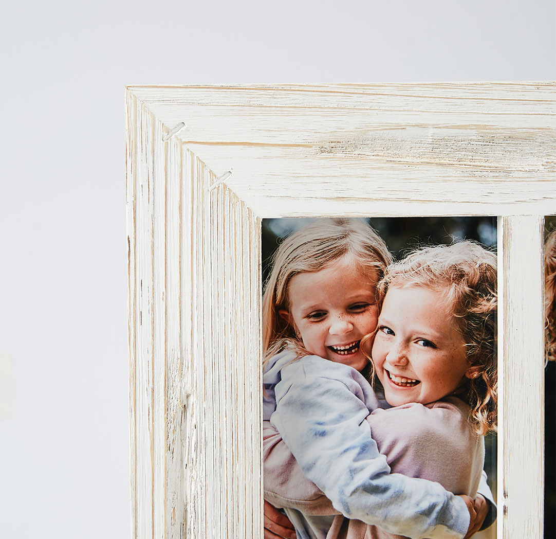 4x6 White Rustic Wood Frame (6)