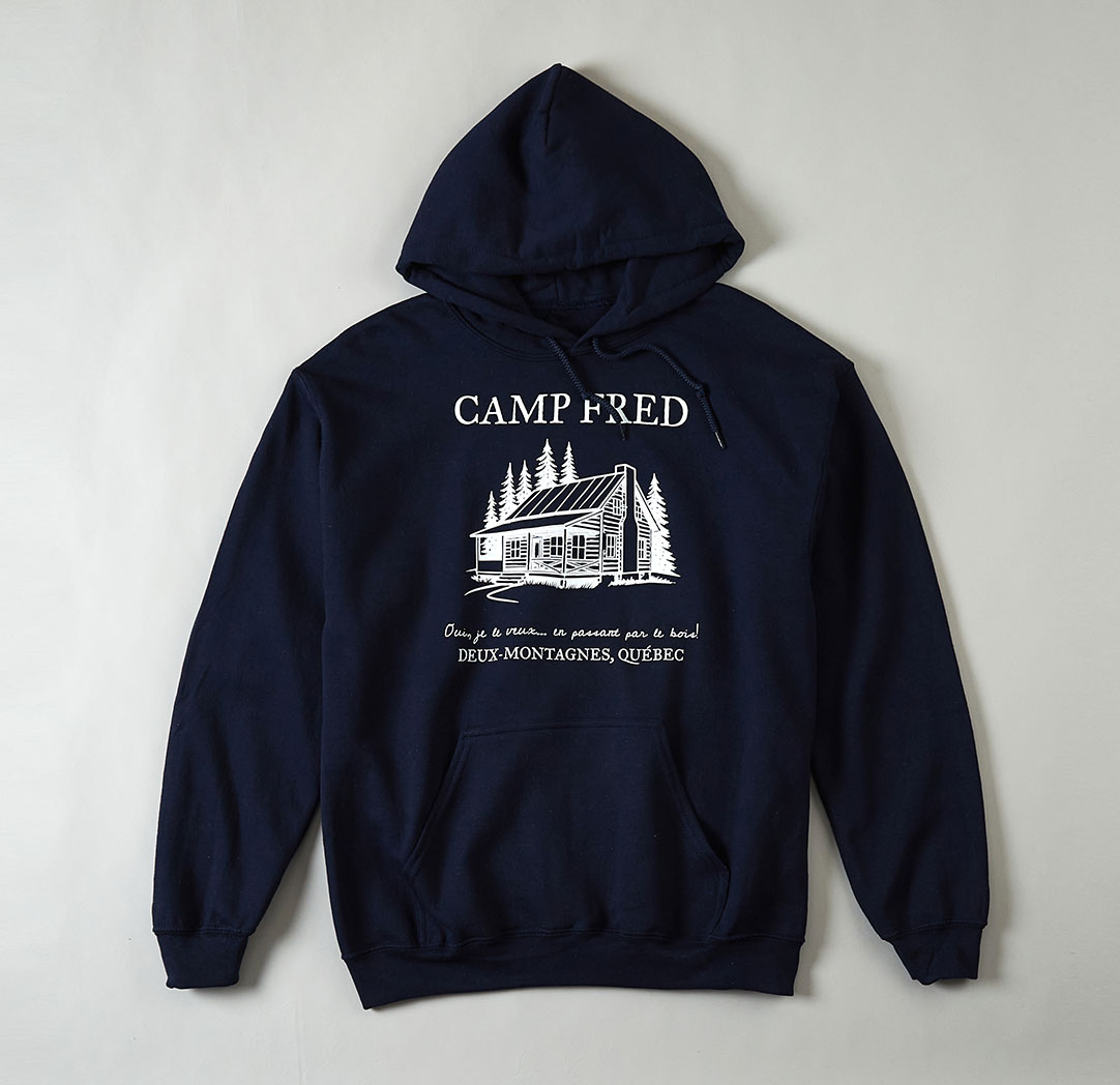 Chandail à capuchon bleu marin (petit)