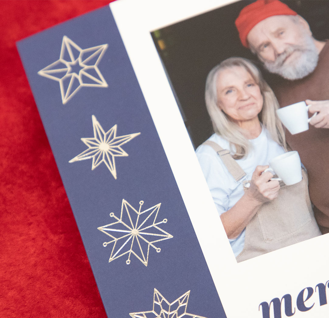 5x7 Flat Soft Touch Foil Video Greeting Cards