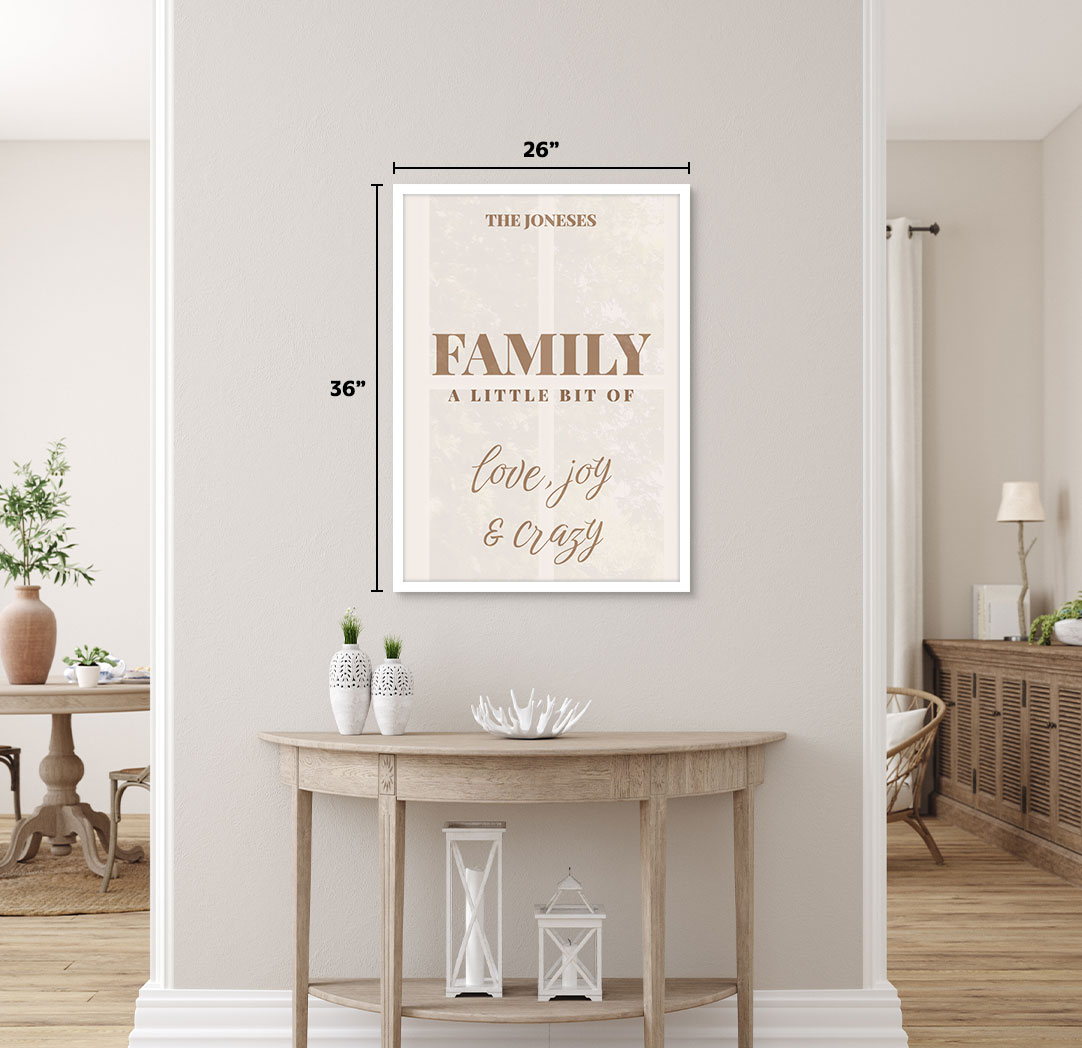 20x30 White Framed Themed Spark Poster