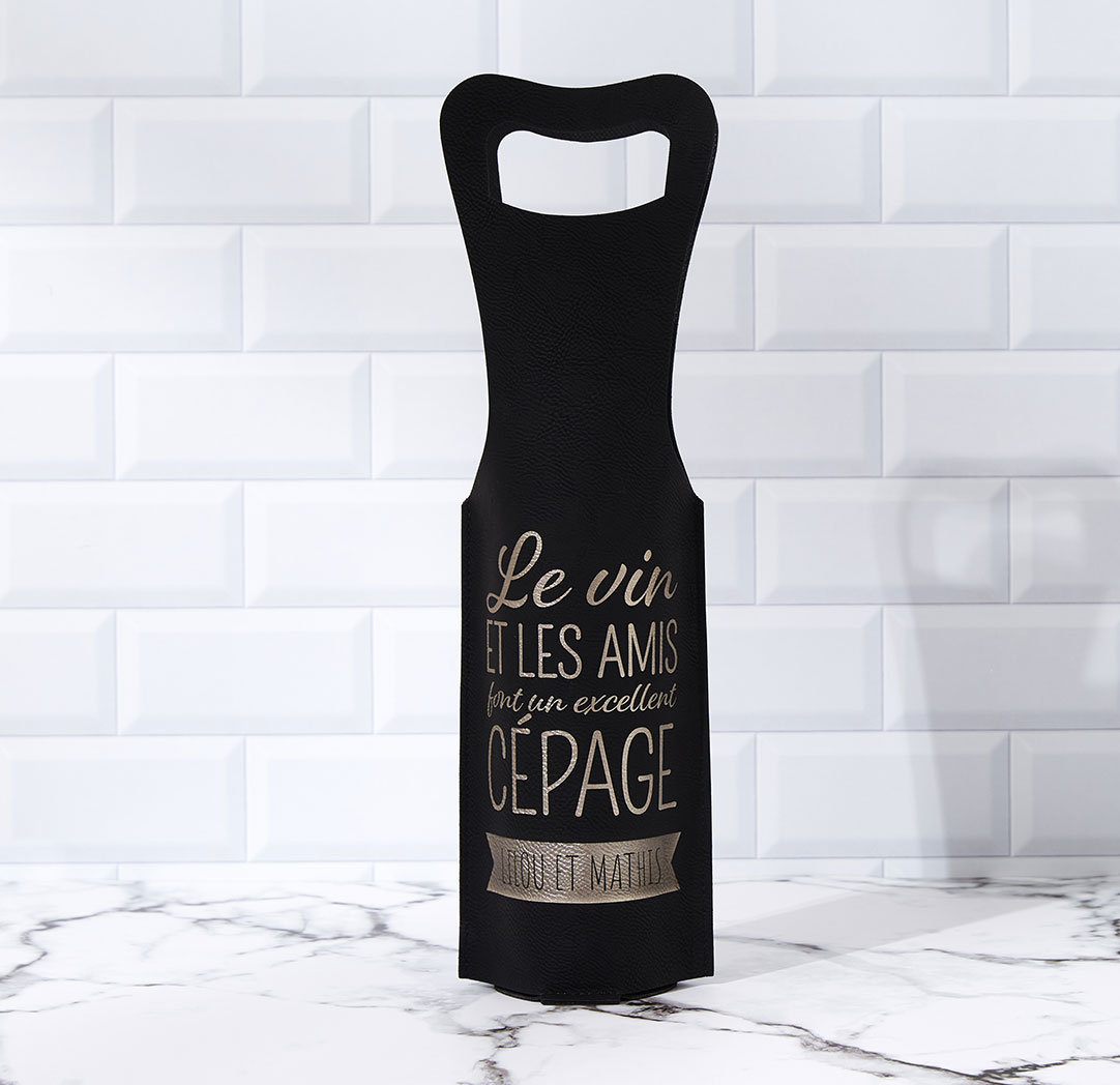 Sac pour bouteille de vin personnalisé