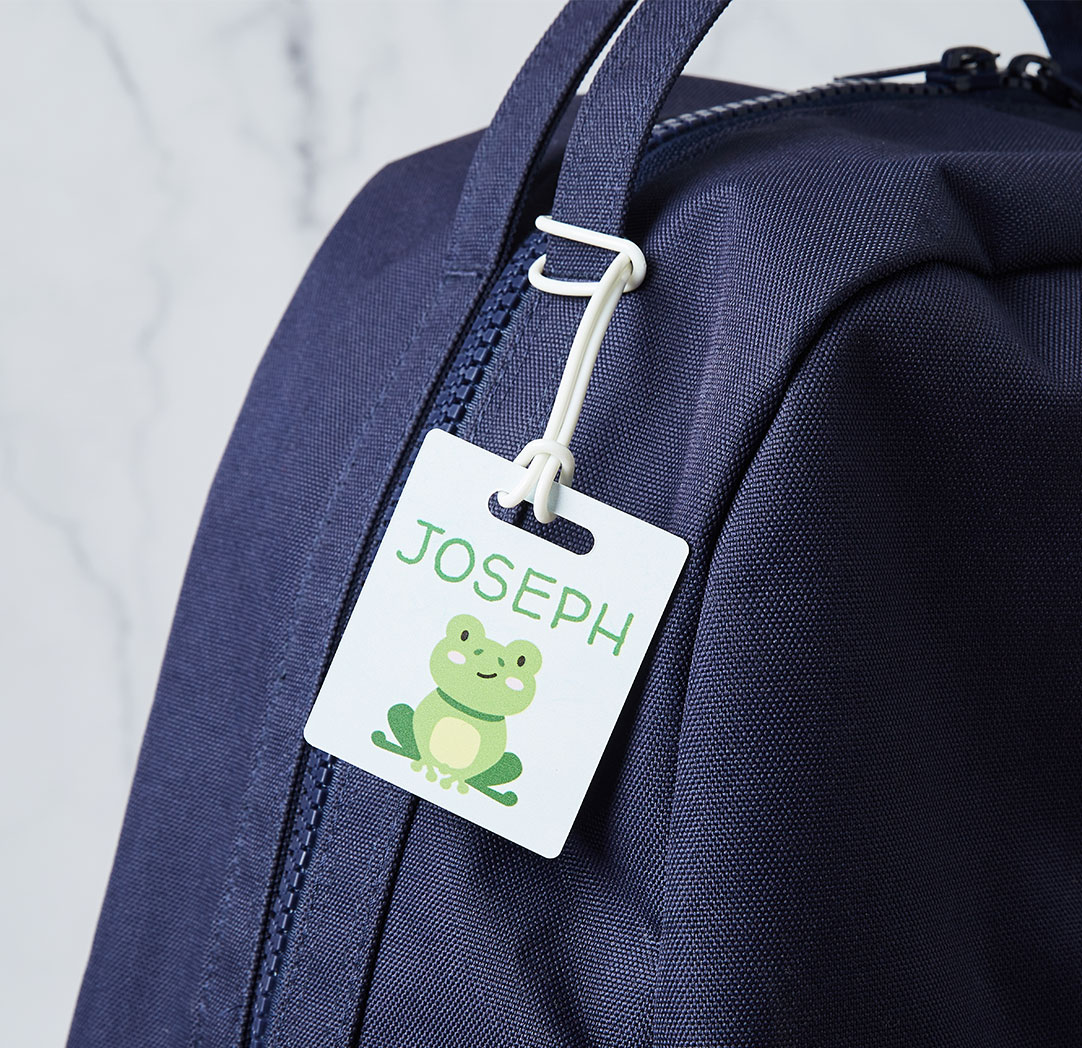 2.125x2.5" Large Personalized Bag Tags (Set of 2)