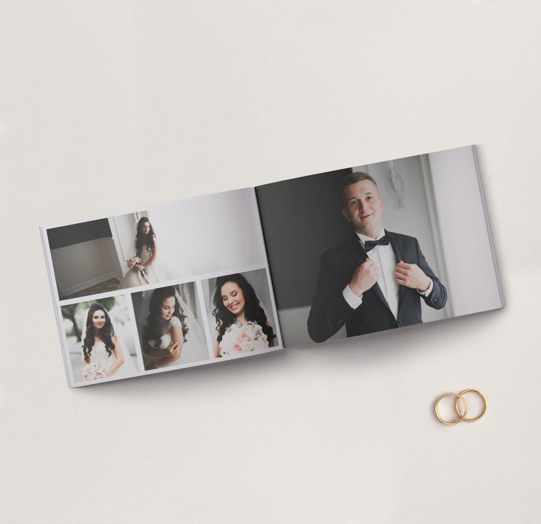 Albums photo à couverture souple personnalisée de 9 x 12 po