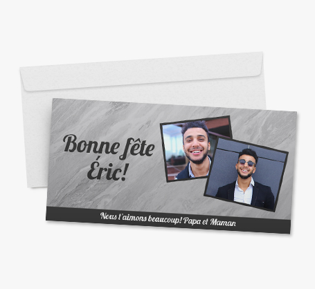 Cartes économiques de 4 x 8 po