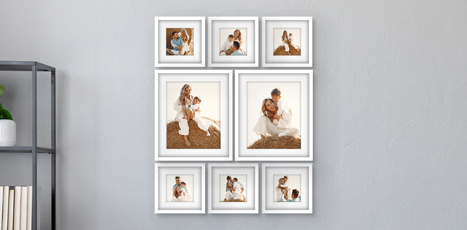 8x8 White (6) & 16x20 White (2)