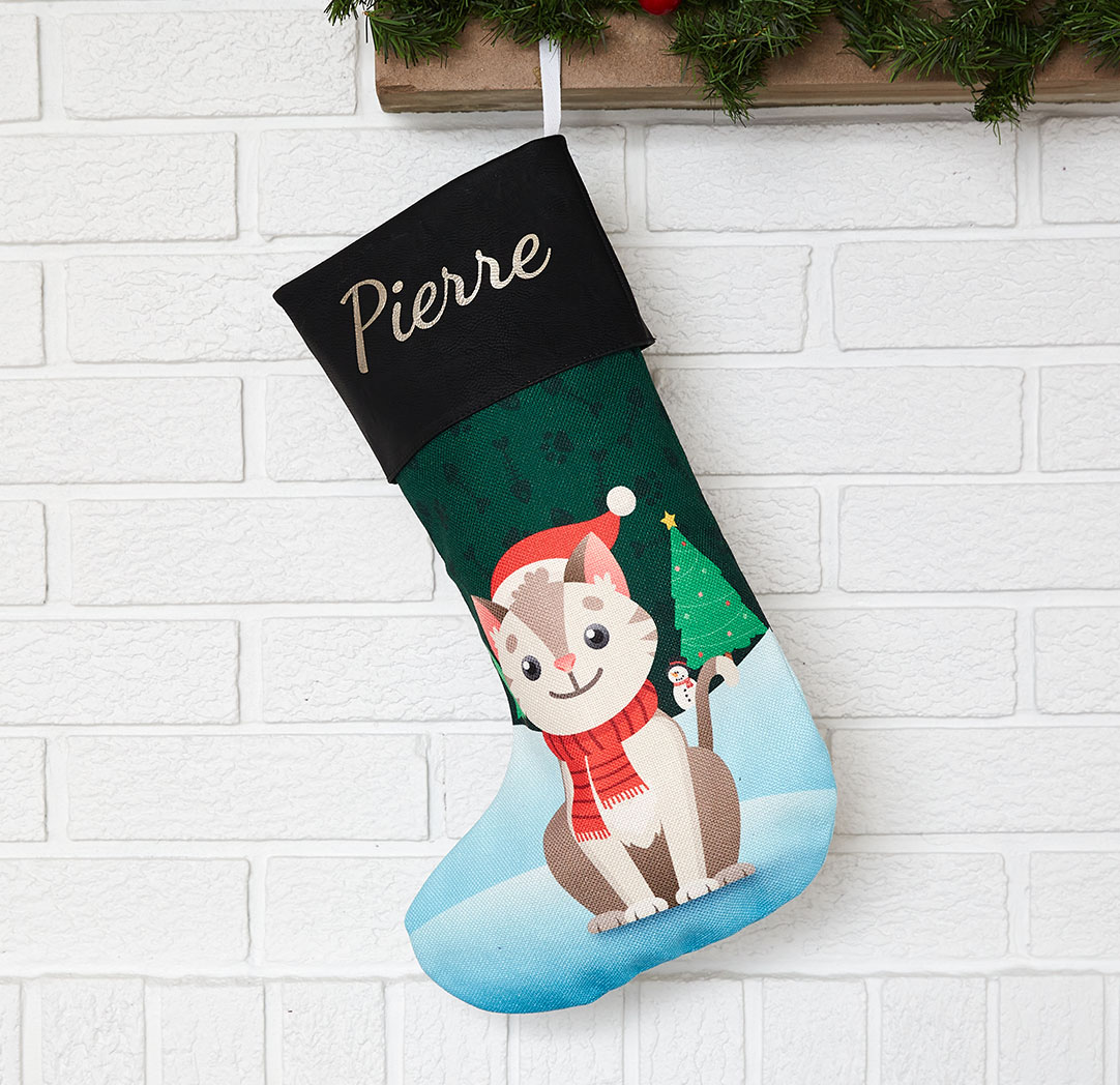 Personalized Stocking - Cat