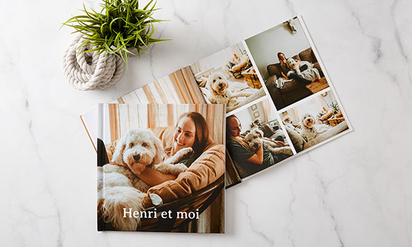Albums photo à couverture rigide personnalisée