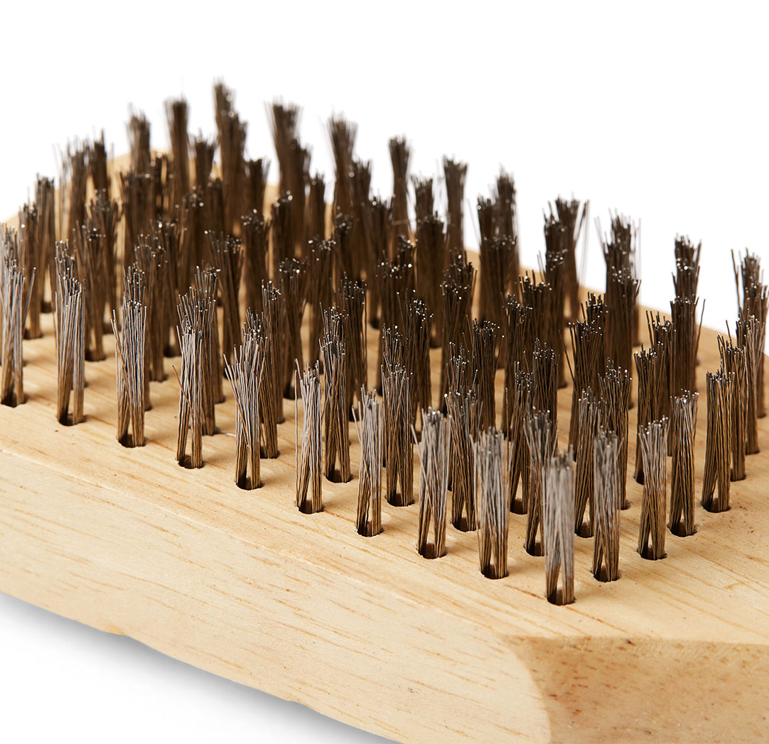 Personalized Wood Grill Brush