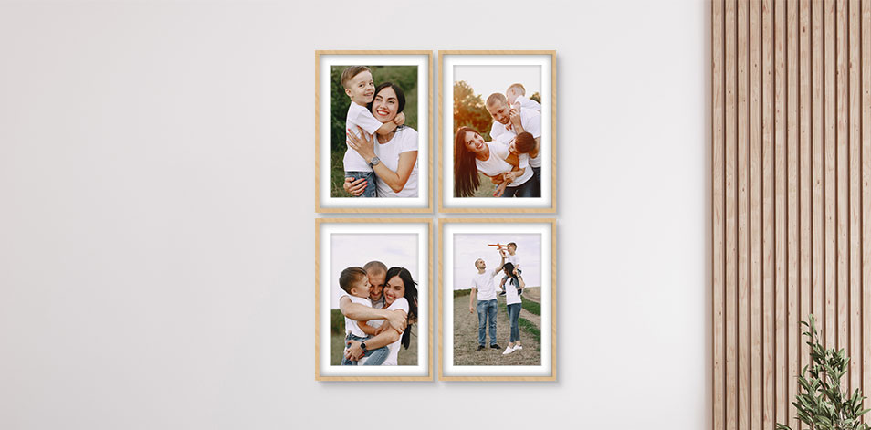 20x30 Wood - Set of 4