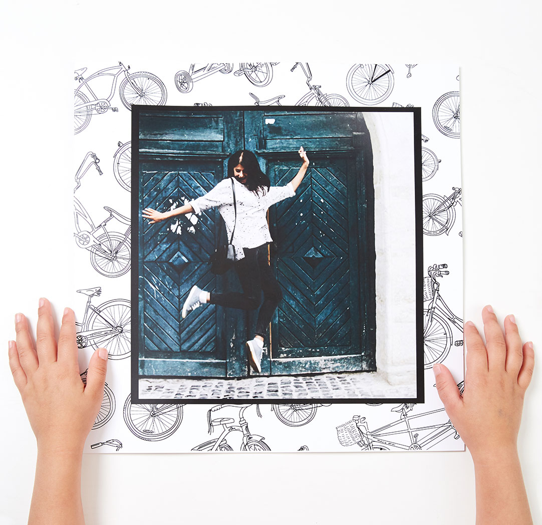 Albums photo à couverture souple personnalisée de 12 x 12 po