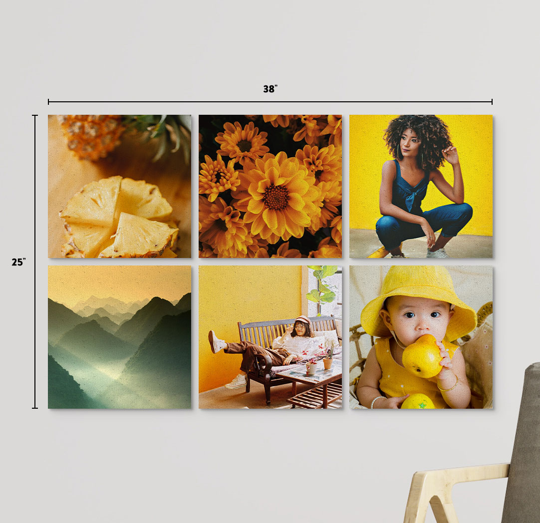 12x12 Value Canvas - Set of 6