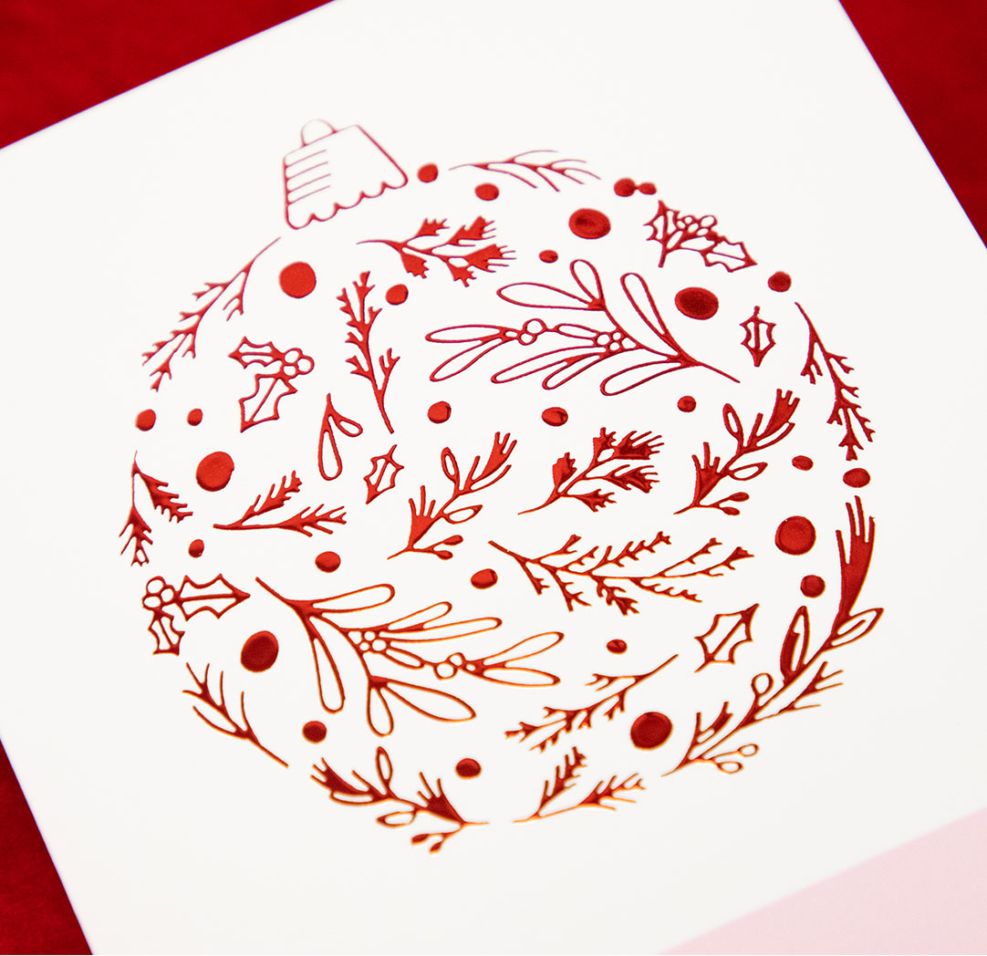 5x7 Flat Soft Touch Foil Video Greeting Cards