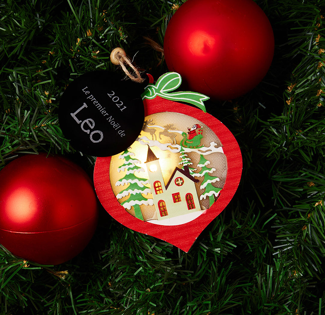 Décoration personnalisée à DEL - Cercle