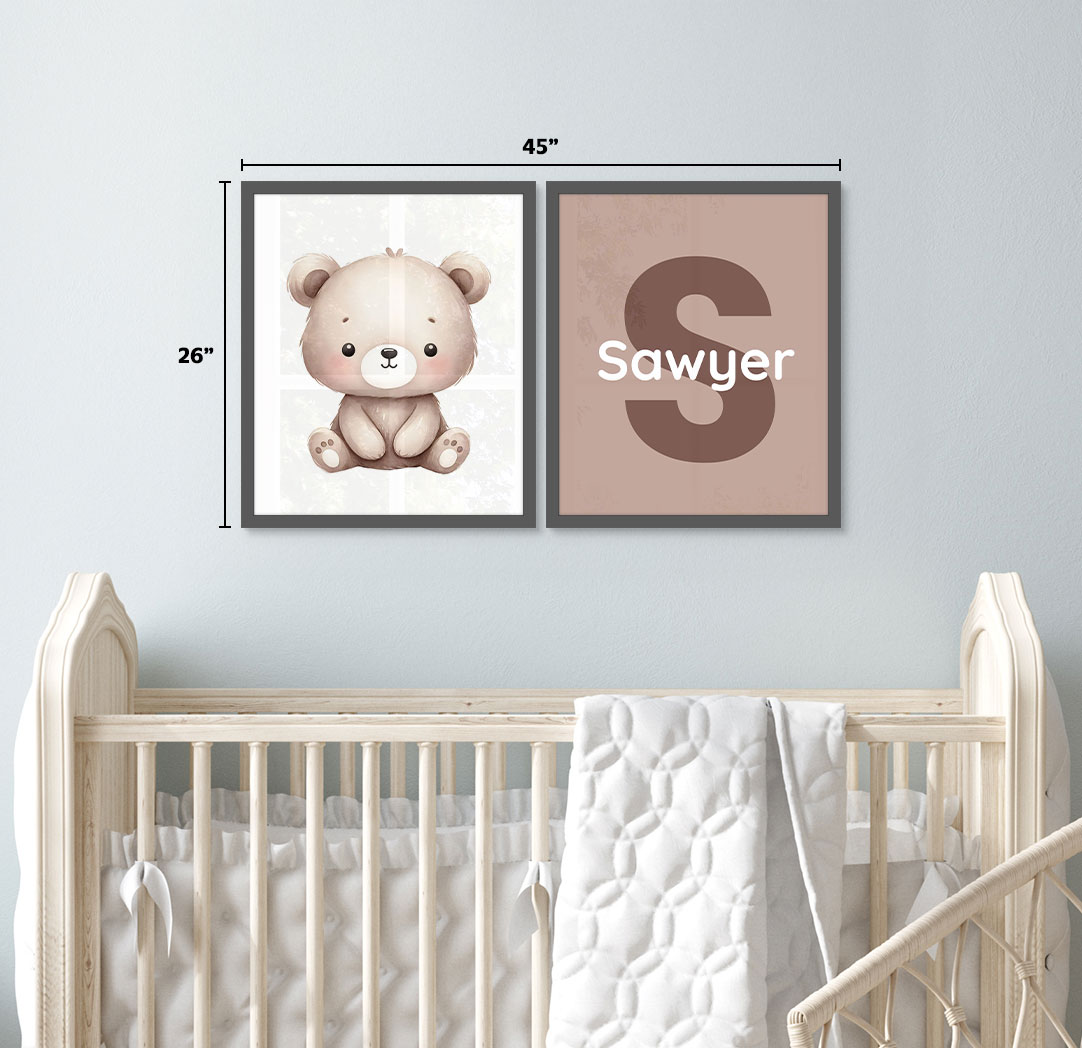 Set of 2 - Themed 16x20 Grey Frames