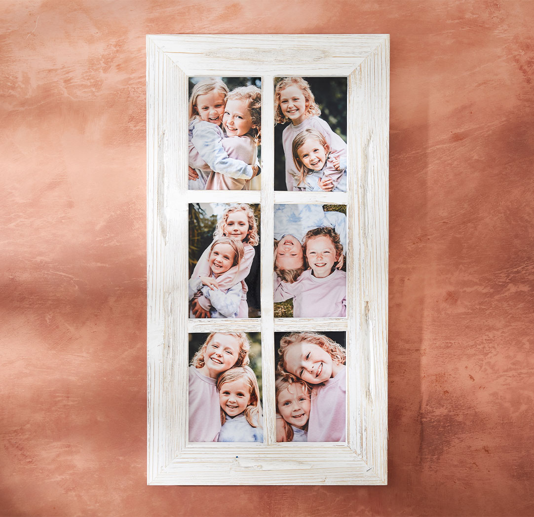 4x6 White Rustic Wood Frame (6)