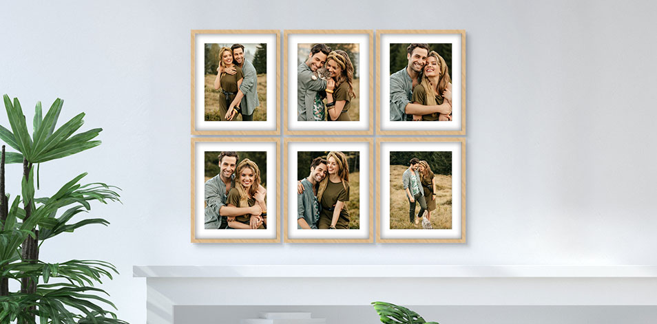 16x20 Wood - Set of 6