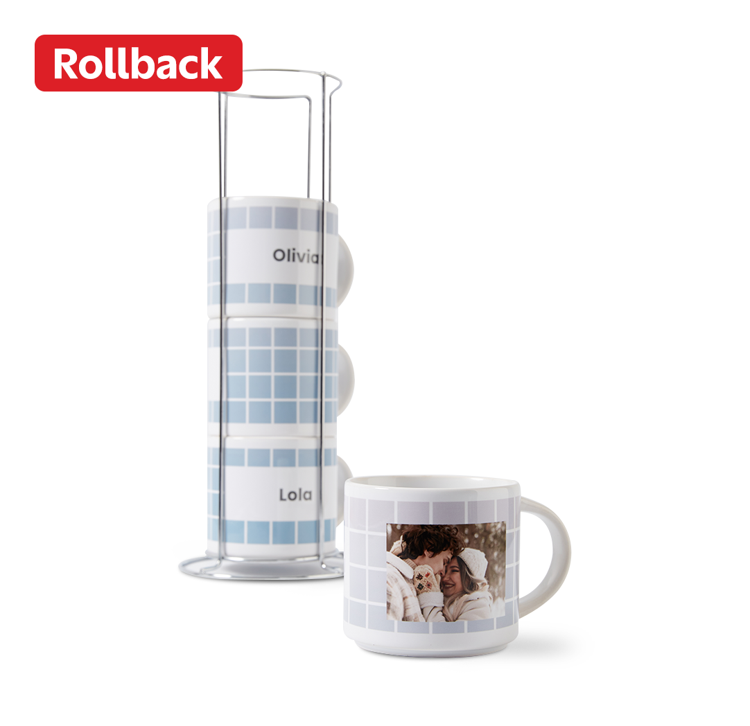 14oz. Stackable Mugs - Set of 4