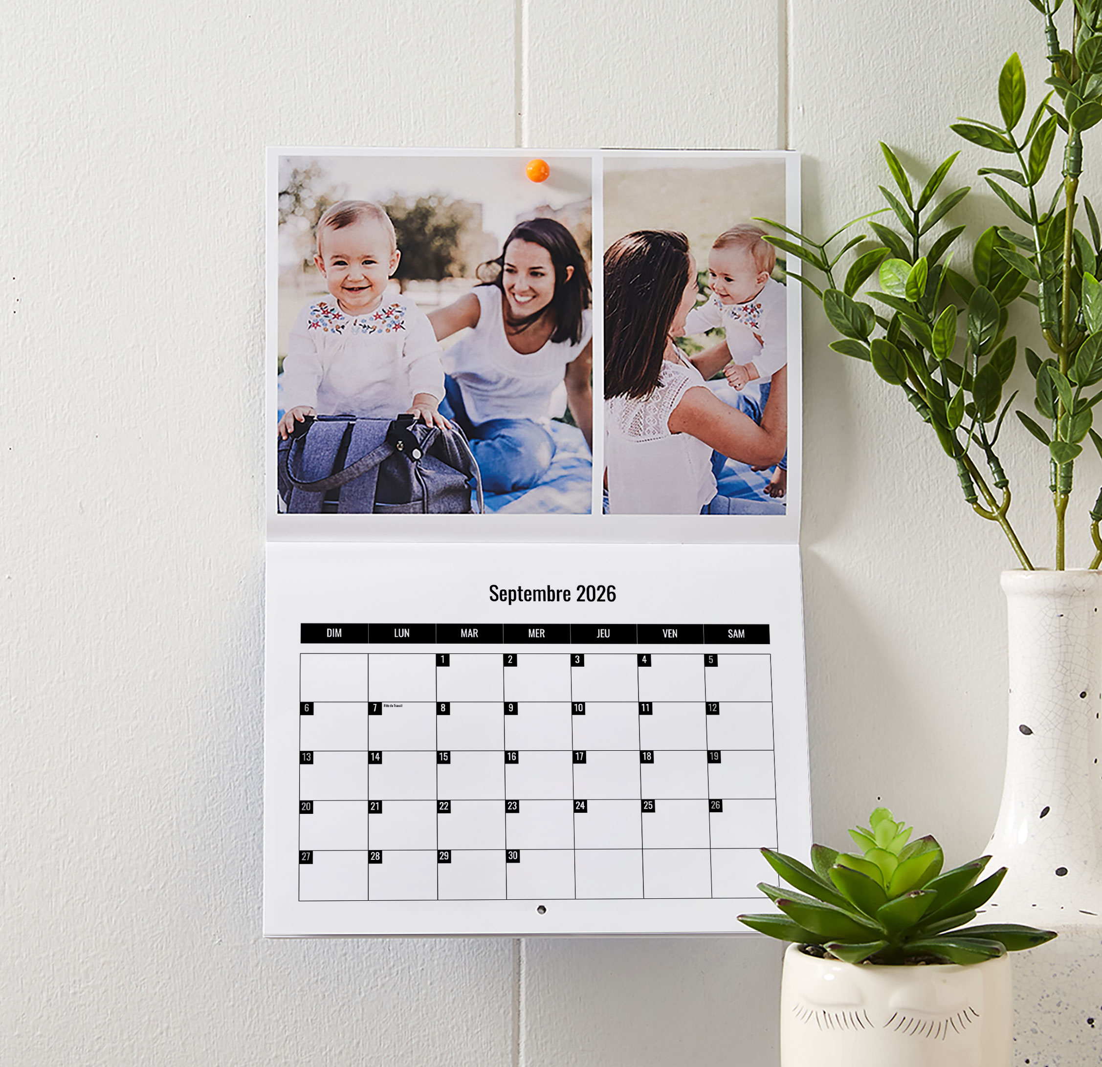 Calendrier économique de 6 x 8 po