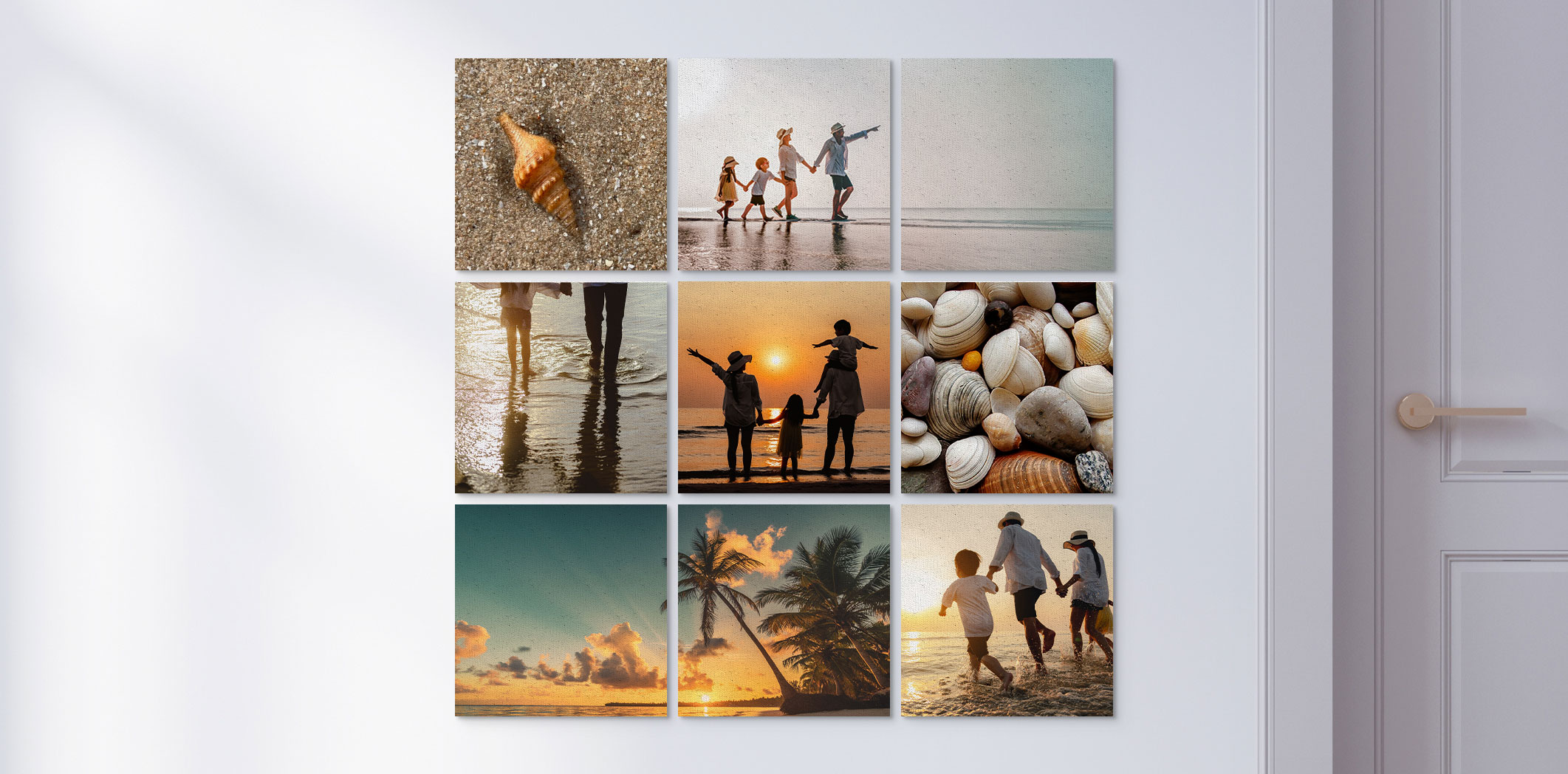 Photo sur toile prestige 12 x 12 po - Ensemble de 9