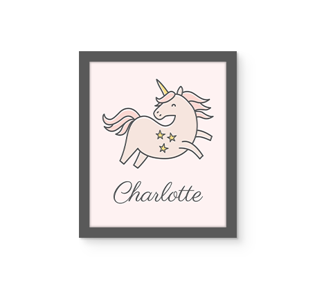 8x10 Grey Framed Themed Spark Poster