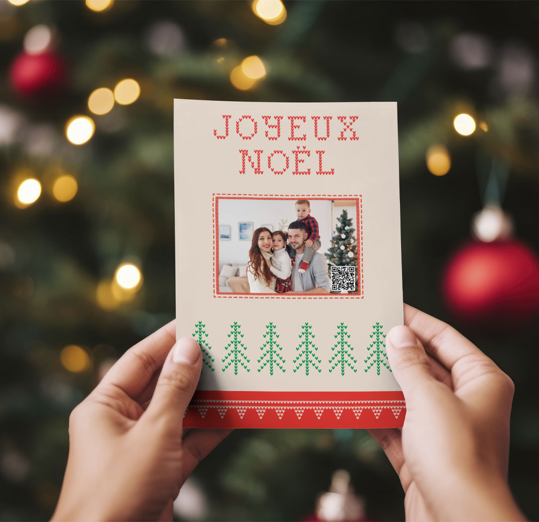 Cartes vidéo non pliées de 5 x 7 po