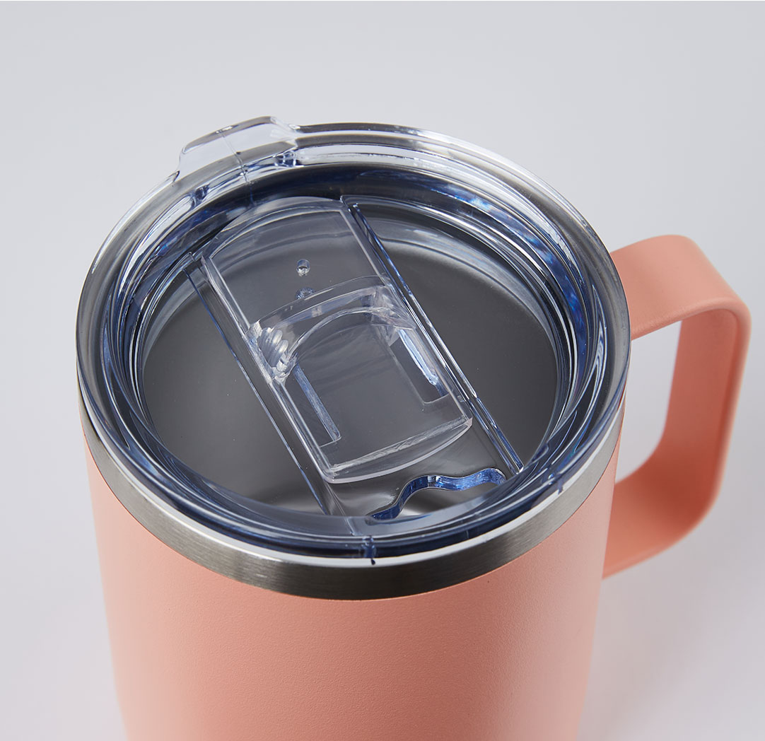 300ml Peach Personalized Travel Mug