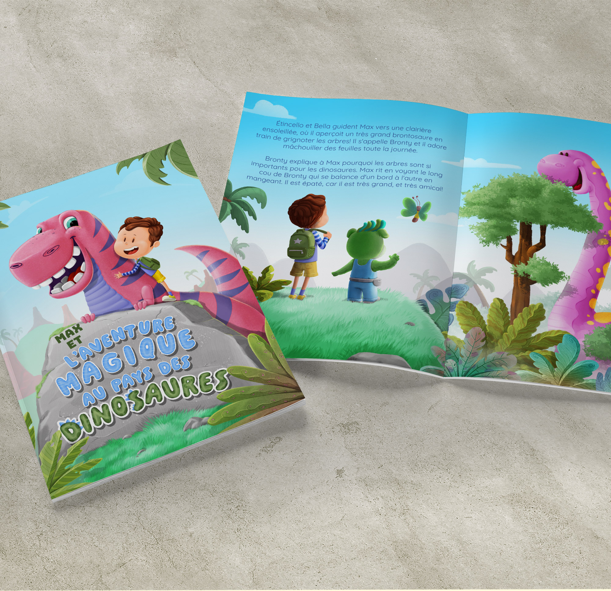 Livre de contes Monde des étincelles à couverture souple de 8,5 x 11 po