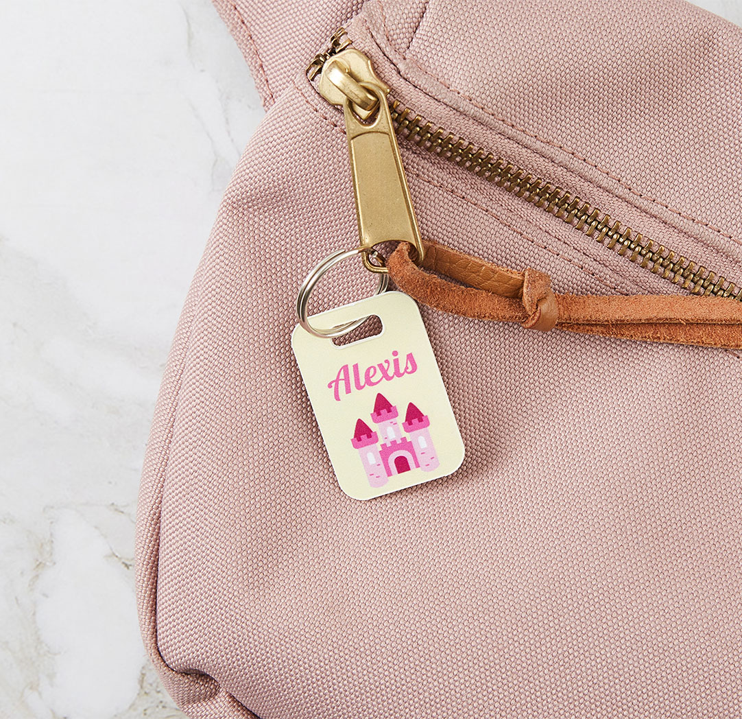 1x1.5" Small Personalized Bag Tags (Set of 2)