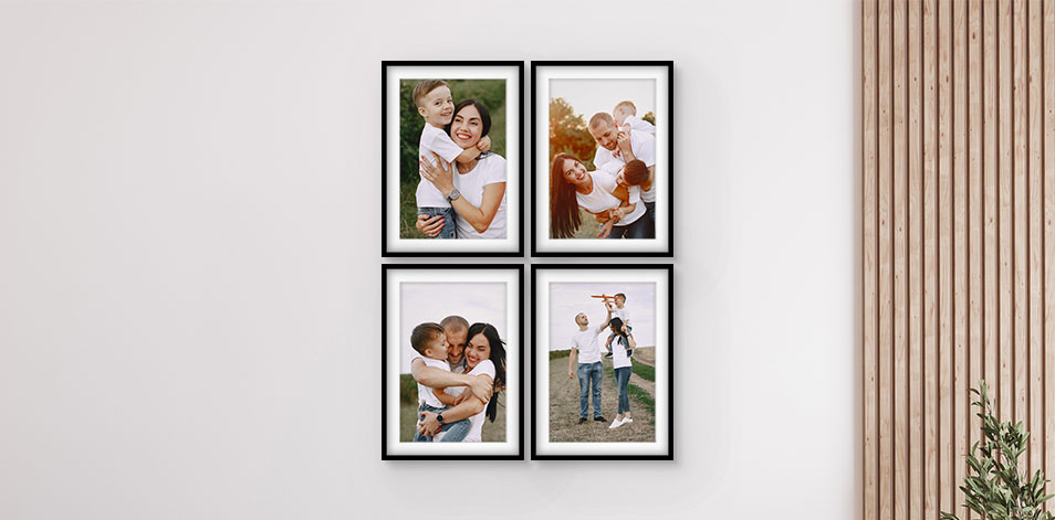 20x30 Black - Set of 4