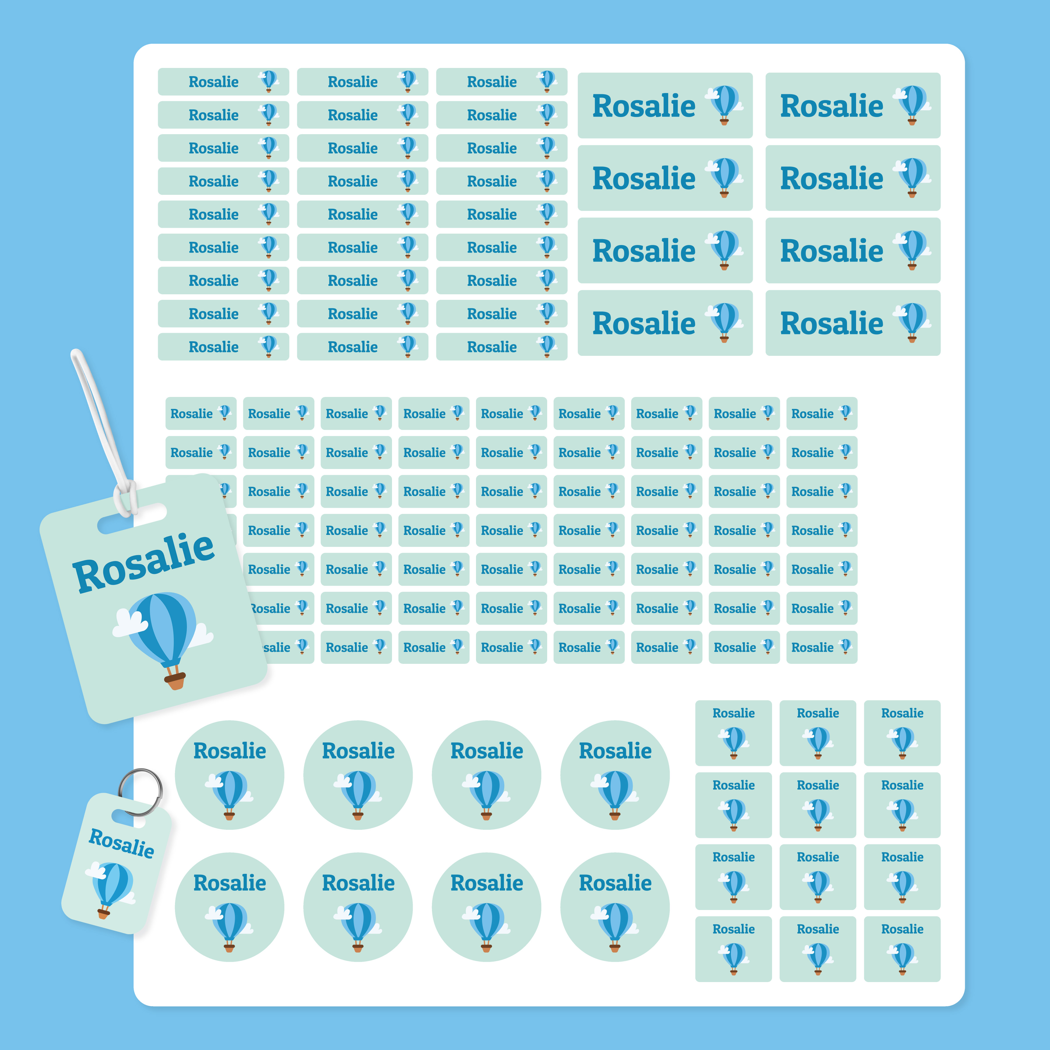 Ensemble scolaire (120 étiquettes)