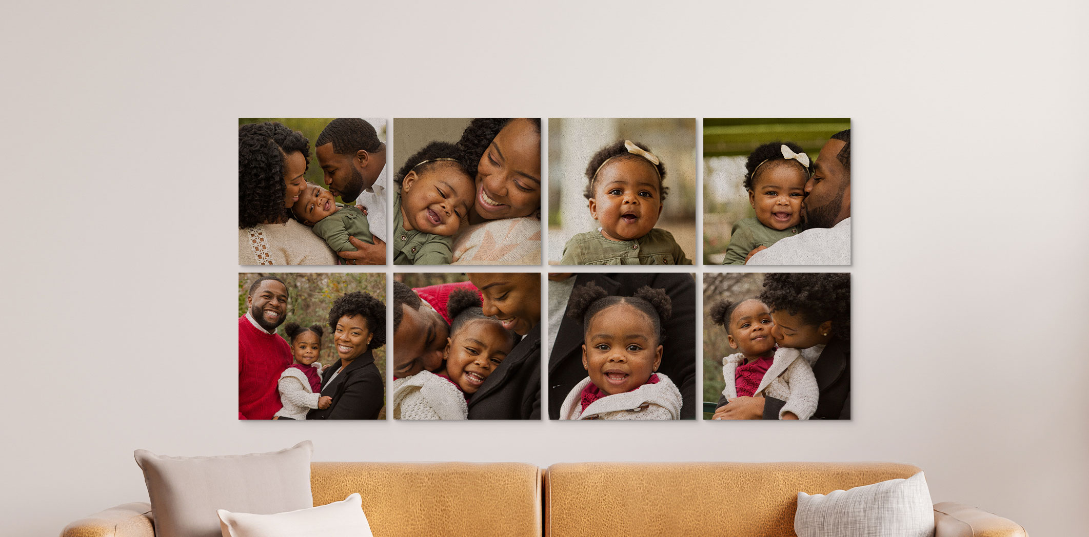 12x12 Premium Canvas - Set of 8