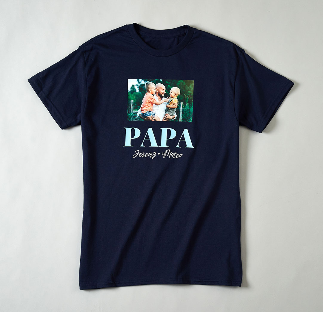 T-shirt bleu marin (grand)