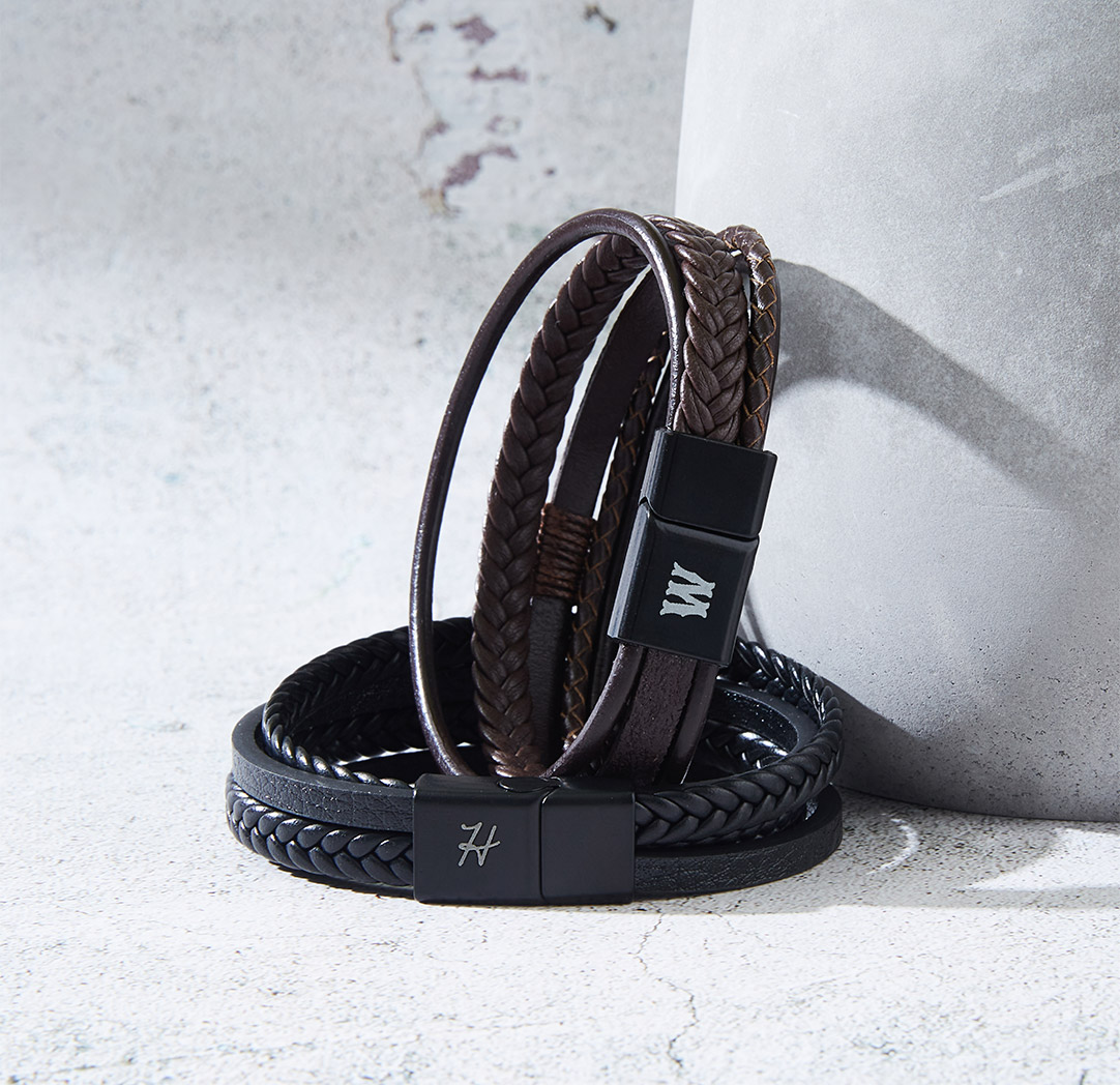 Brown Multilayer Leather Bracelet