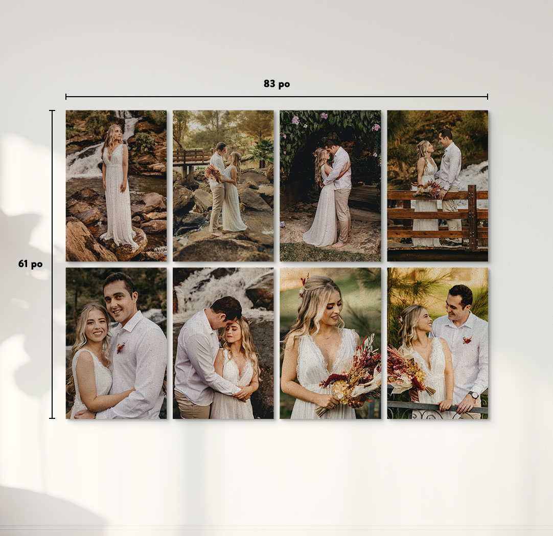 Photos sur toile économiques de 20 x 30 po  - Ensemble de 8