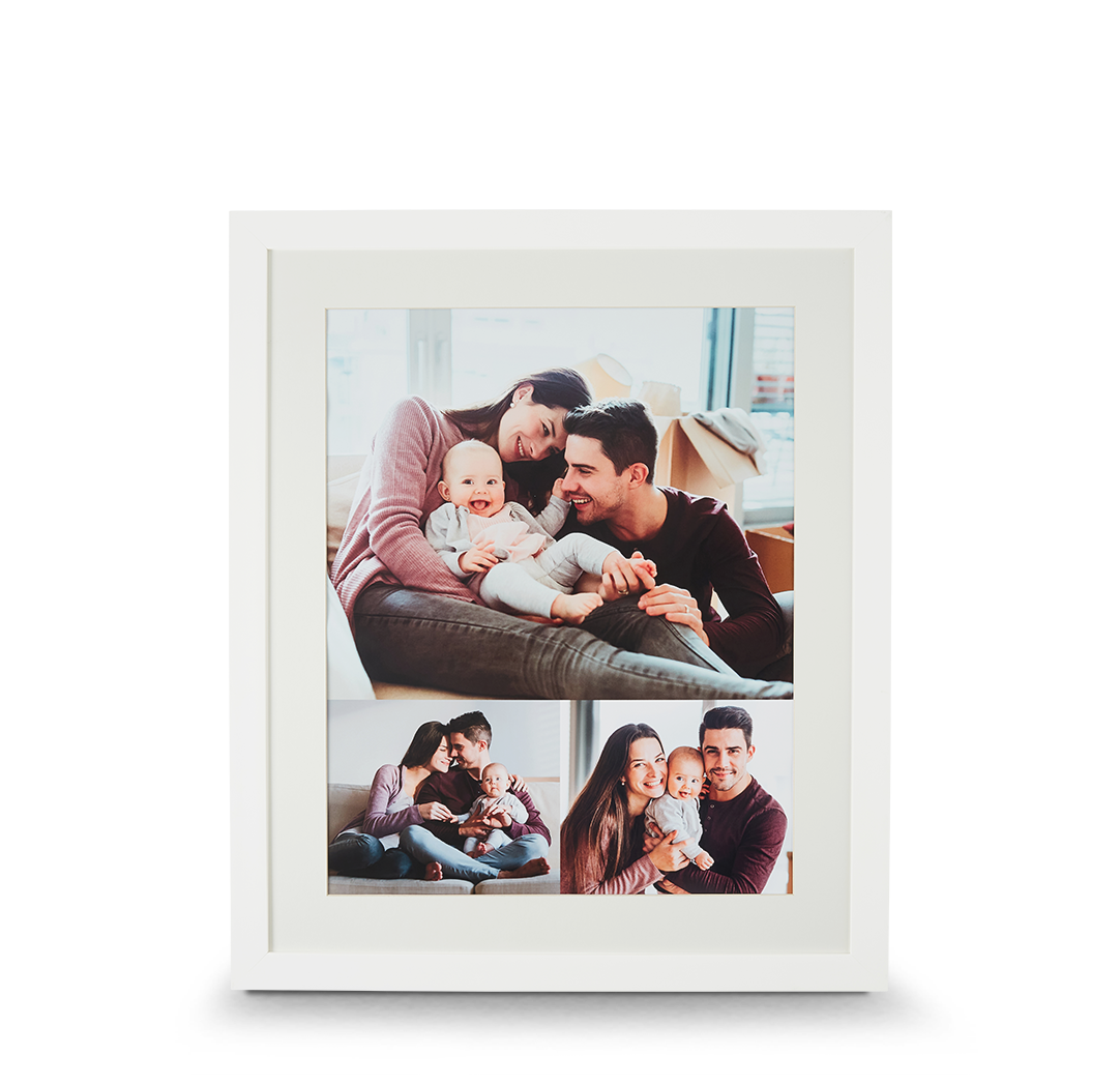 16x20 Framed Print - White