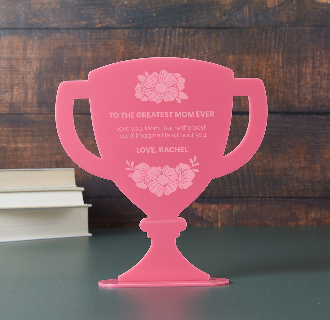 Acrylic Trophy - Pink