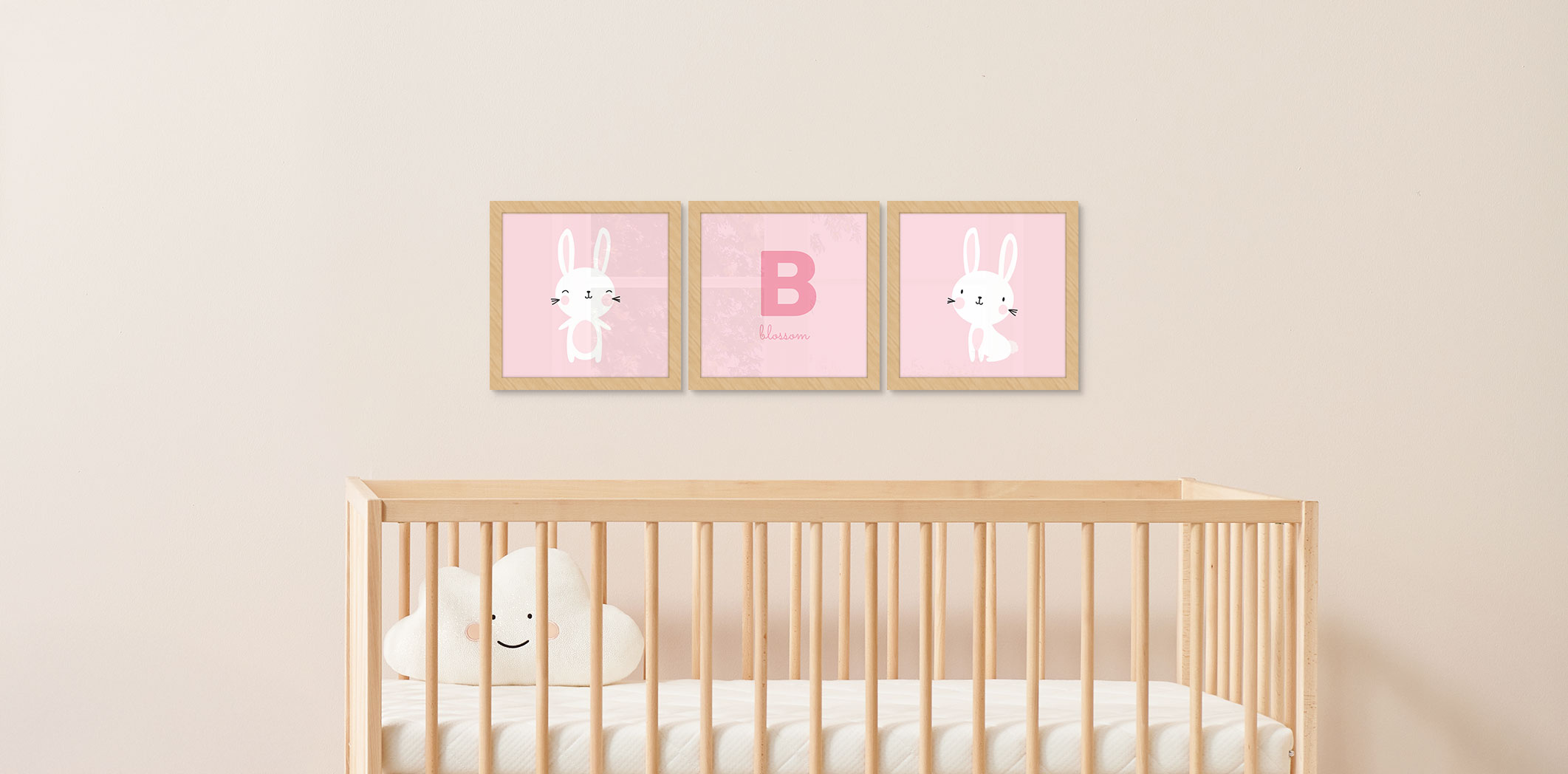 Set of 3 - Themed 8x8 Wood Frames