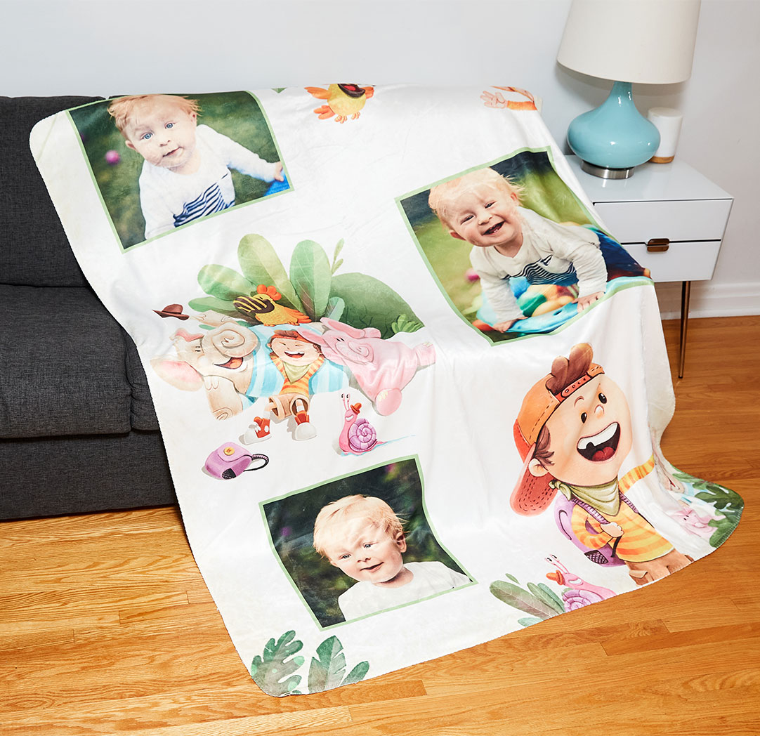 Couverture Sherpa Monde des étincelles de 60 x 80 po