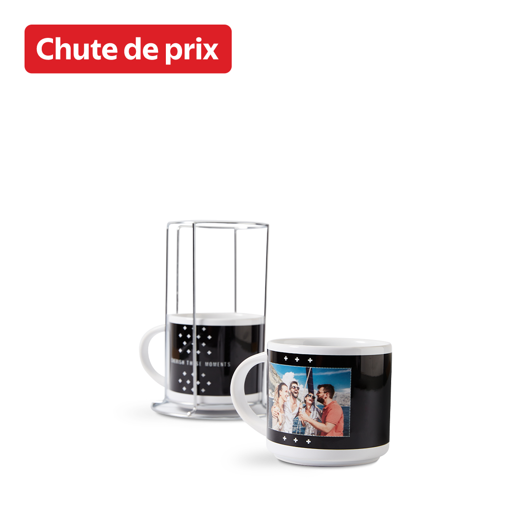 Tasses empilables de 14 oz - Ensemble de 2