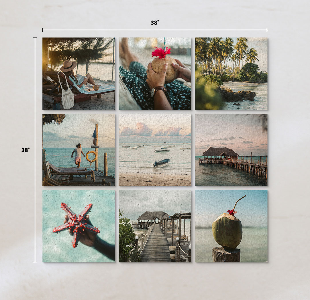 12x12 Value Canvas - Set of 9