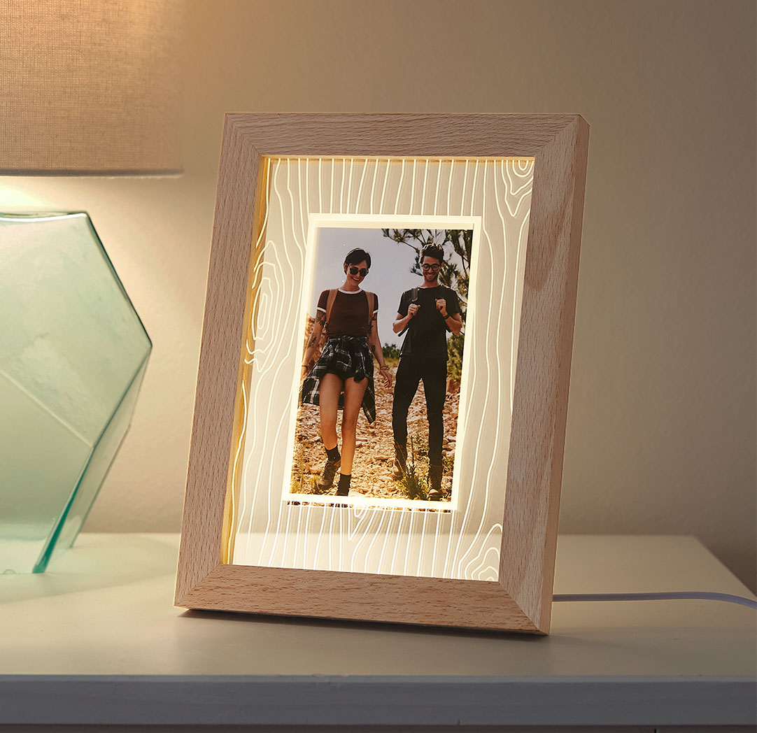 Wood Texture - LED Frame