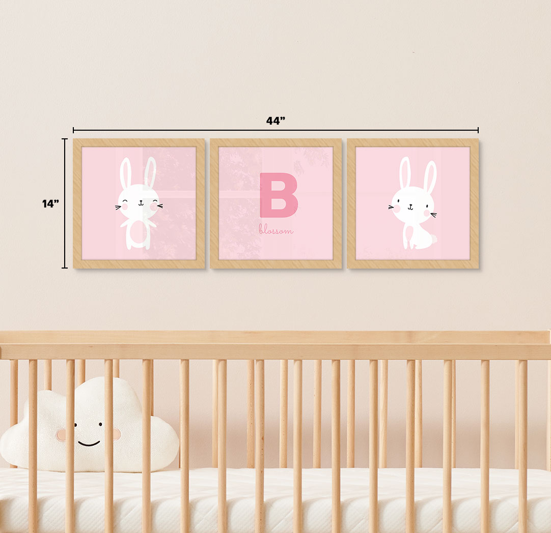 Set of 3 - Themed 8x8 Wood Frames