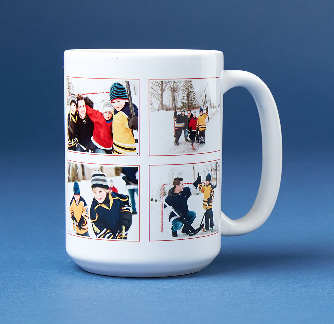 Tasses avec photo de 15 oz