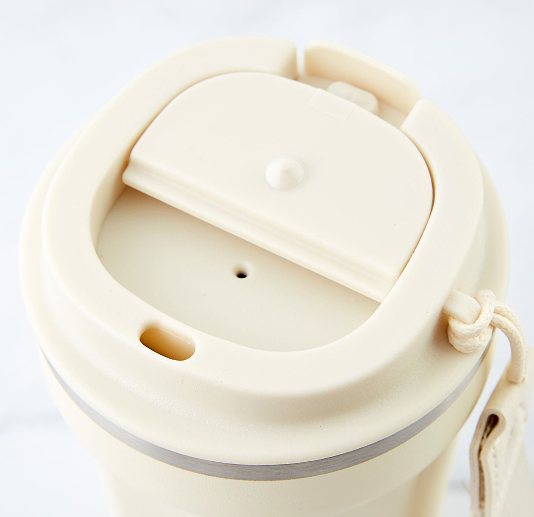 510ml Beige Personalized Coffee Tumbler