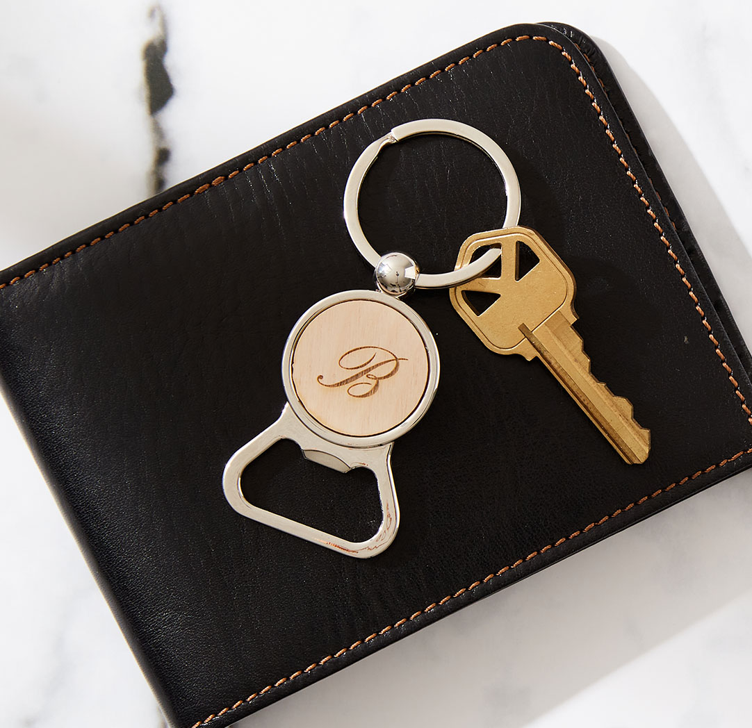 Porte-clés avec ouvre-bouteille personnalisé