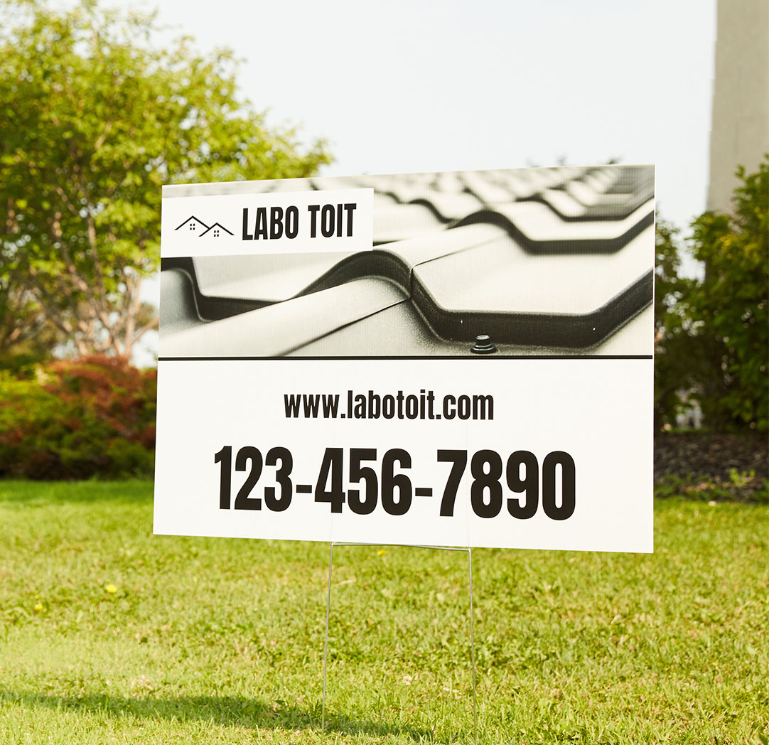 Affiche de jardin de 24 x 36 pouces