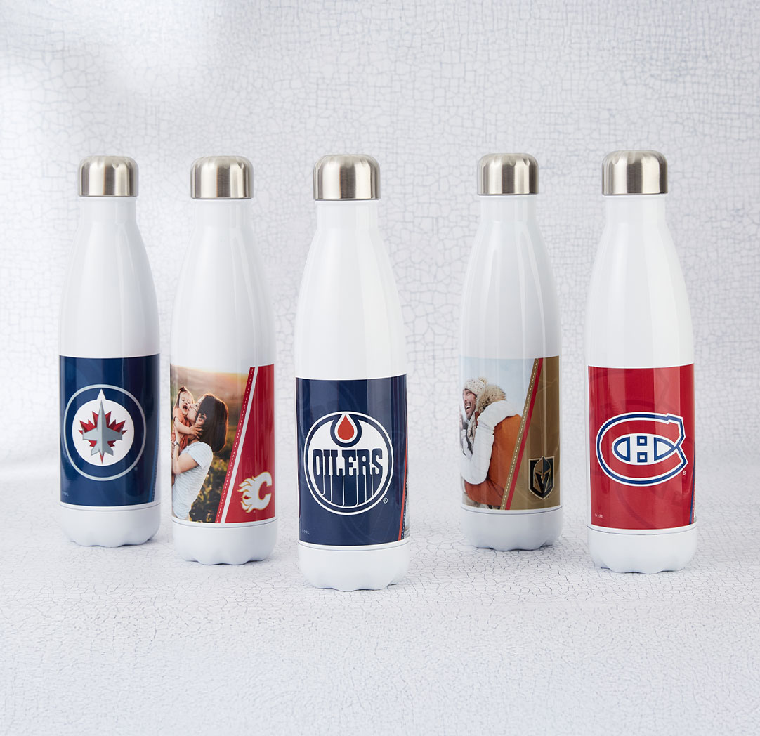 Bouteilles à eau LNH